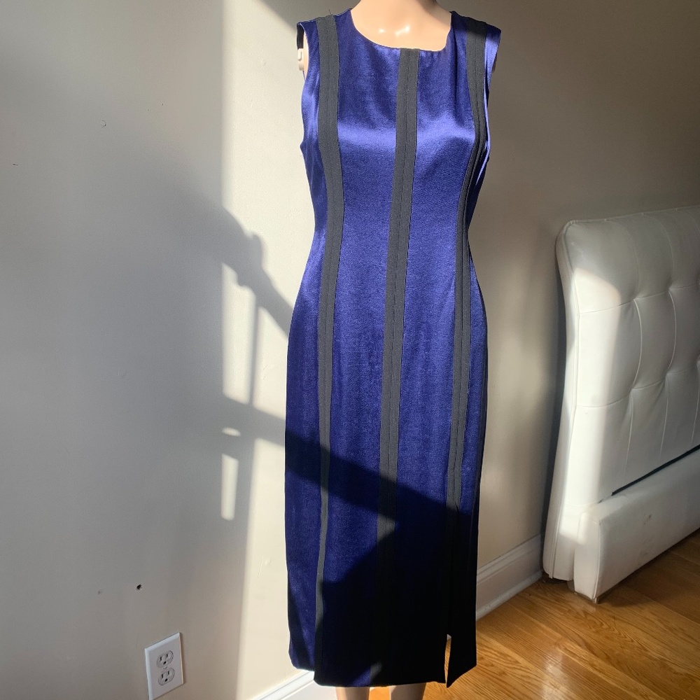 DVF Sleeveless Tailored Paneled Dress